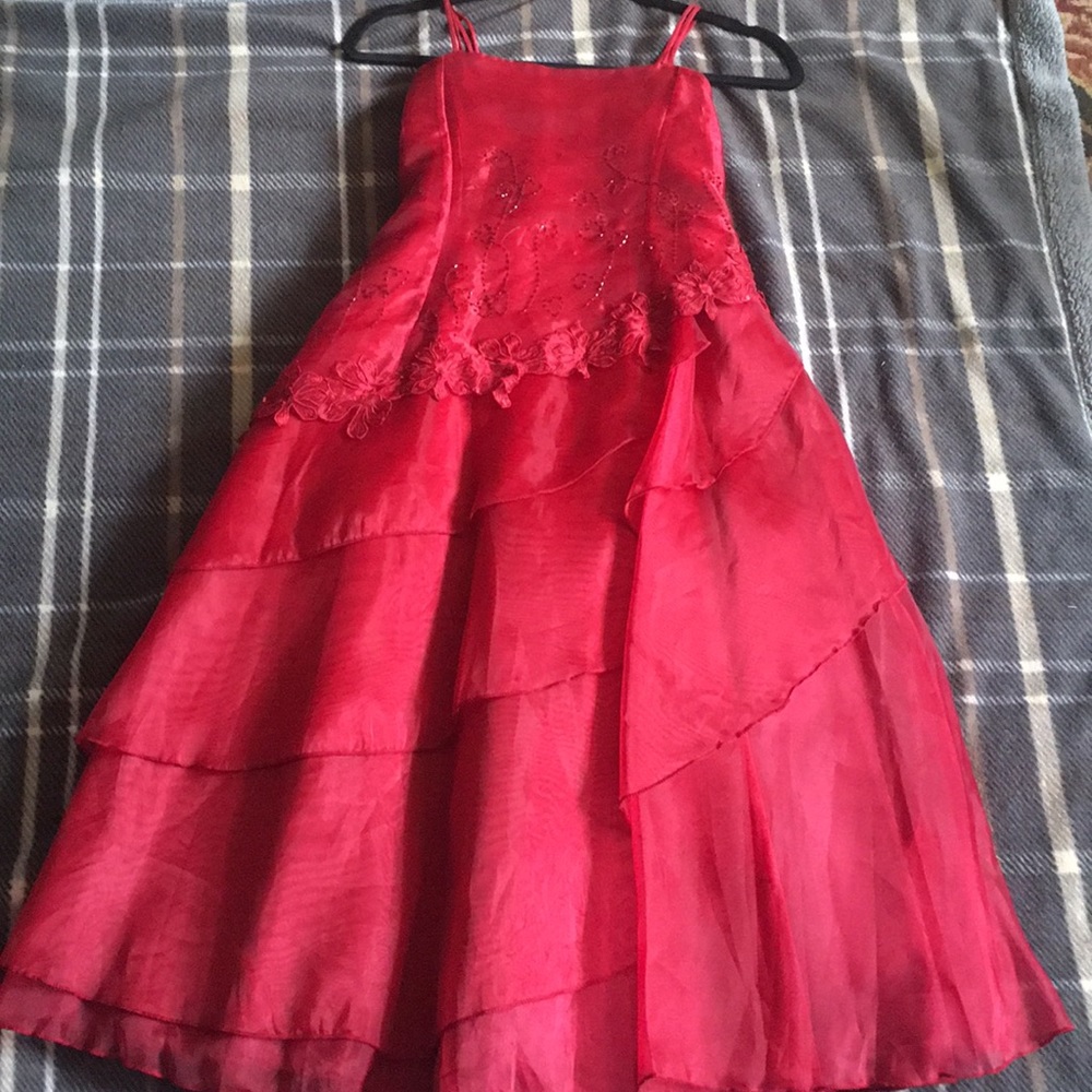 Red dress
